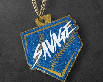 XL Custom Turnover Chain | Extra Large Custom Big Pendant Sports Chain | Custom Pendant | Personalized Chain Pendant