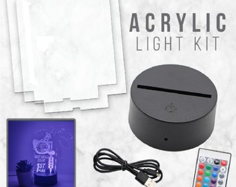 Acrylic LED Sign | Customizable Acrylic | LED Light up Base