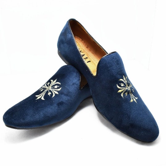 Navy Blue Loafers - Etsy