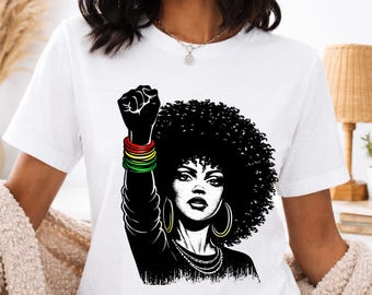 Camiseta Black Girl Magic: Orgullo de Melanina, camiseta de algodón