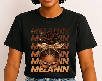 Camiseta Black Girl Magic: Gráfico de mujer afro, orgullo melaninizado