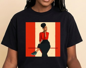 Camiseta Black Girl Magic: Orgullo afrocéntrico de melanina, regalo del Juneteenth
