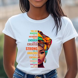 Black Queen Lady Curly Natural Afro African American Tshirt, Black Women Tshirt, Black Girl Magic Tshirt, Queen, Boss Lady Tshirt