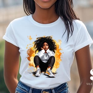 Melanin Pride T-Shirt: Black Girl Magic Cotton Tee