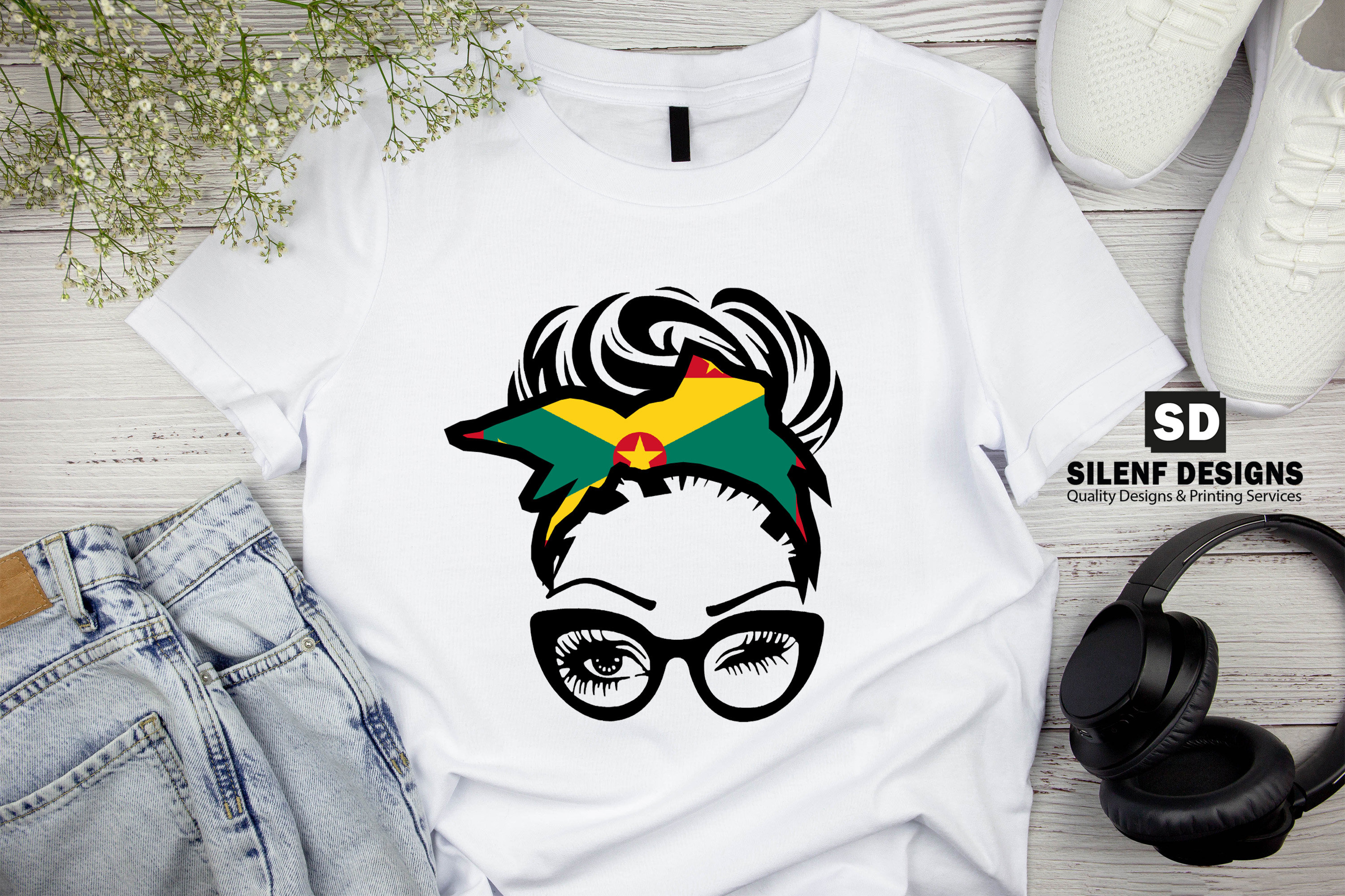 Flag Head Scarf Tshirt Head Wrap Tshirt Head Band Tshirt Etsy