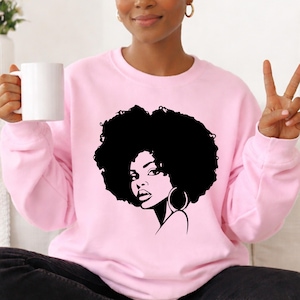 Melanin Queen Afro T-Shirt – Black Girl Magic Graphic Tee