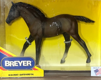 Cheval Breyer vintage #934 « Grillon » Foal Chestnut Quarter Horse Poulain