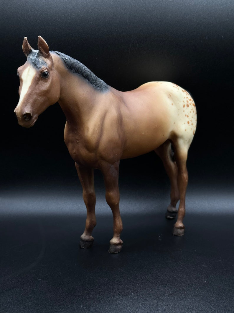 Vintage Breyer 103 Traditional Quarter Horse Yearling Blanket Appaloosa Etsy