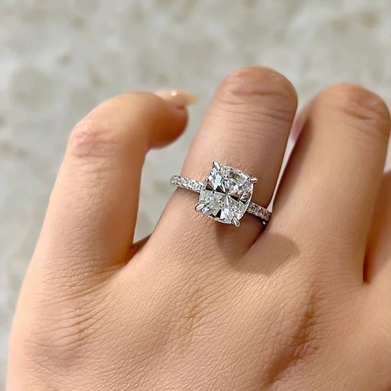 2.7 carat sale cushion cut diamond