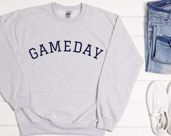 Game Day Sweatshirt, Football Sweatshirt, Baseball Sweatshirt, Fall Crewneck Sweatshirt, Unisex Sweatshirt