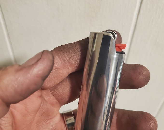 Steampunk Custom Lighter Case, Handcrafted Pure Copper Lighter, BIC