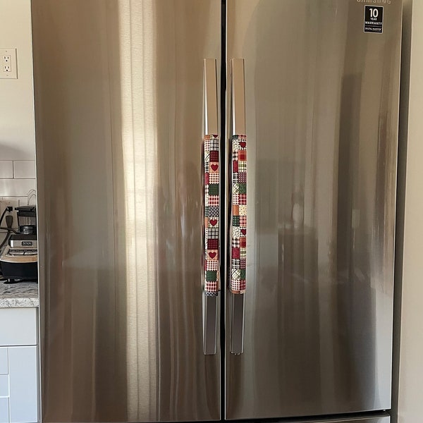Red - Handmade Fridge Handle Cover 07