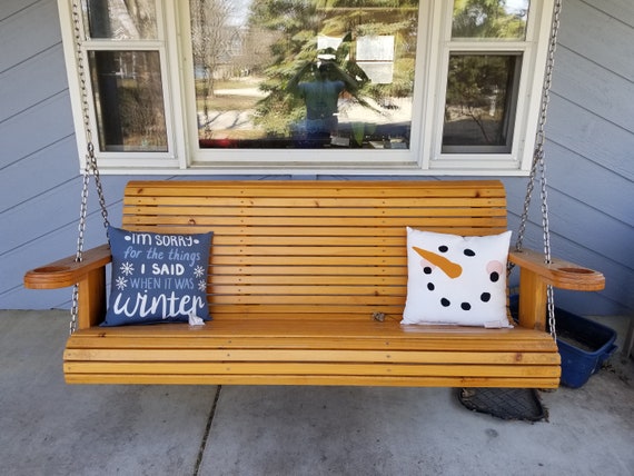 Custom made porch swings online