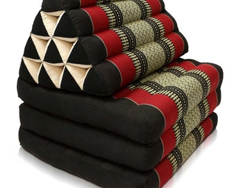 Thai mat kapok mat folding mat folding mat lounger mat meditation cushion 1.80 m long cotton kapok black red