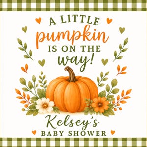 Pumpkin Baby Shower Lip Balm Favors | Personalized Fall Chapstick Favors | Little Pumpkin Party Favor bild 10