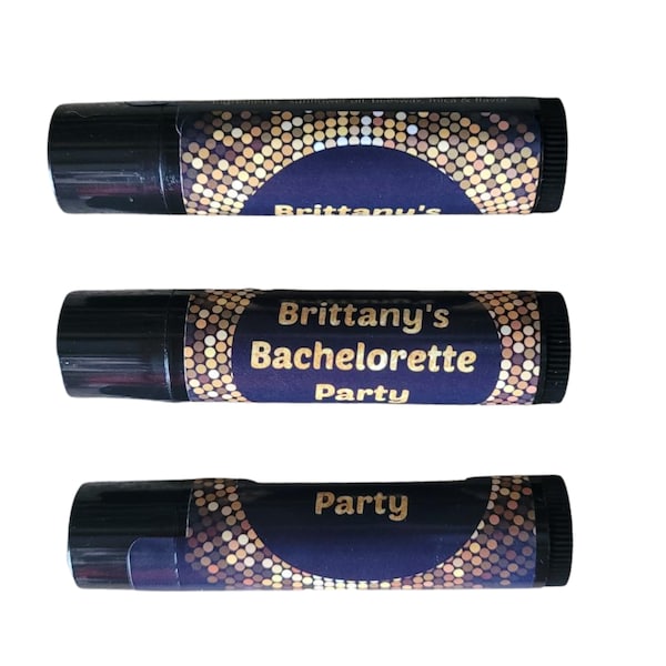 Personalized Disco Ball Lip Balm Party Favors