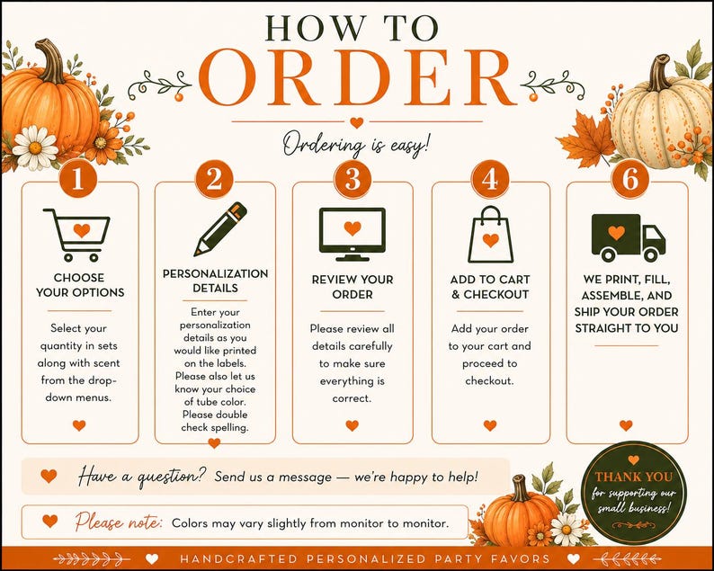 Pumpkin Baby Shower Lip Balm Favors | Personalized Fall Chapstick Favors | Little Pumpkin Party Favor bild 8