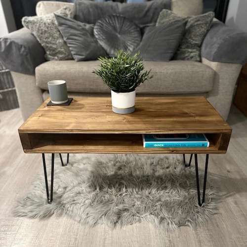 Coffee Table | Free Delivery | Rustic | Hairpin legs | Handmade | Home decor | Bespoke