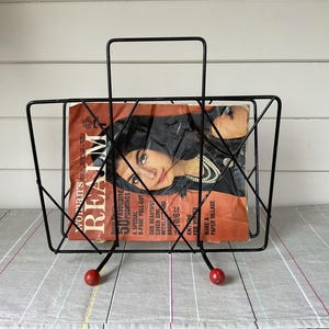 マガジンラック Vintage 50's design magazine rack 1950s Magazine Rack - Etsy Canada