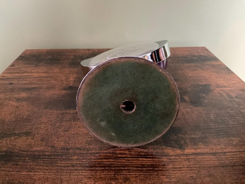 Westclox Big Ben Repeater Alarm Clock With Chrome and Purple Face Made