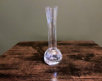 Mid-Century Krosno Poland Iridescent Glass Vase
