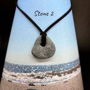 1-7 C Irish Hag Stone Necklace, Jewellery, Jewelry, Odin, Fairy stone, Pendant, Witch stone, Holey Stone, Adder stone, Celtic Stone.
