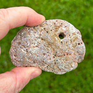Irish Hag Stone (No.19) Odin stone Fairy stone Witch stone Holey Stone Adder stone, Wiccan, Celtic Stone, Pagan Stone, Beach Combers