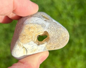 Irish Hag Stone No 14 Odin Fairy stone Witch stone Holey Stone Adder stone Protection Healing spiritual sacred stone Wiccan protection Luck