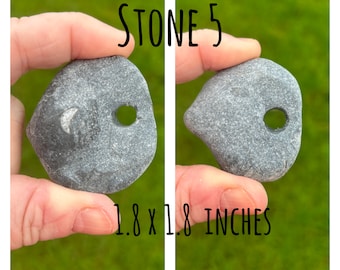 Irish Hag Stone 1 to 8 Odin Fairy stone Witch stone Holey Stone Adder stone Protection Healing spiritual sacred stone Wiccan protection Luck