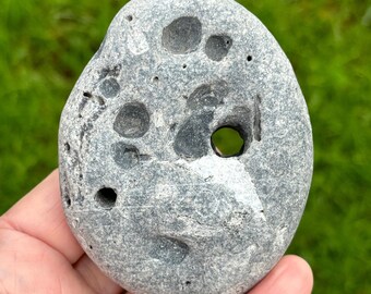 Irish Hag Stone No 5 Odin Fairy stone Witch stone Holey Stone Adder stone Protection Healing spiritual sacred stone Wiccan protection Luck