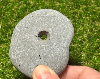 Irish Hag Stone No 6 Odin Fairy stone Witch stone Holey Stone Adder stone Protection Healing spiritual sacred stone Wiccan protection Luck