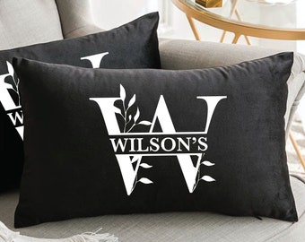 Almohada personalizada, fundas de almohada con nombre, almohada con monograma, almohada con nombre personalizado, almohada con apellido, fundas de almohada personalizadas, almohada personalizada