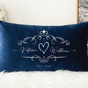 Personalized Wedding Gift, Wedding Pillow Cover, Gift For Couples, Couple Pillowcase, Couple Pillow Cover, Couple Pillow, Engagement Pillow