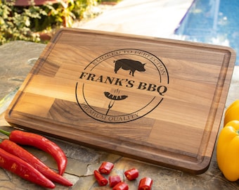 Custom BBQ Board, BBQ Cutting Board, Personalized Cutting Board, Custom Steak Board, Custom Serving Board, Custom Cutting Board, Grill Gift