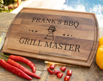 Personalized BBQ Cutting Board, Custom BBQ Board, Custom Cutting Board, Barbecue Cutting Board, Grilling Gift, Grill Gift, Serving Board