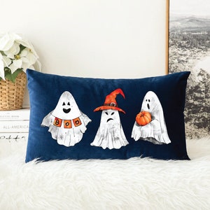 Halloween Decoration, Halloween Pillow, Halloween Throw Cover, Happy Halloween, Ghost Pillow, Pumpkin Pillow, Pumpkin Decor, Trick or Treat