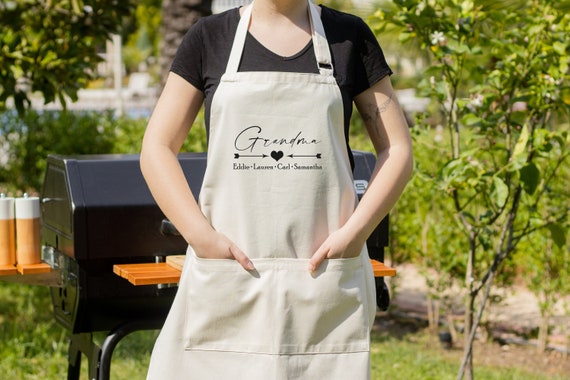 Personalized Apron Custom Apron Personalized Apron for Women Gift for Grandma Gift for Nana Cooking Apron Baking Apron Name Apron Etsy Ireland
