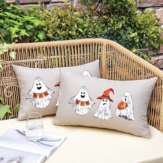 Outdoor halloween pillow covers deals