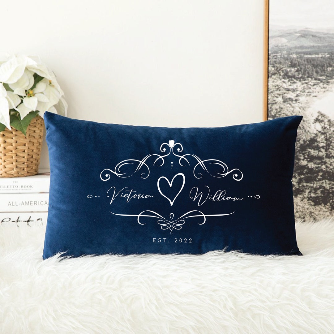 Personalized Wedding Gift, Wedding Pillow Cover, Gift for Couples
