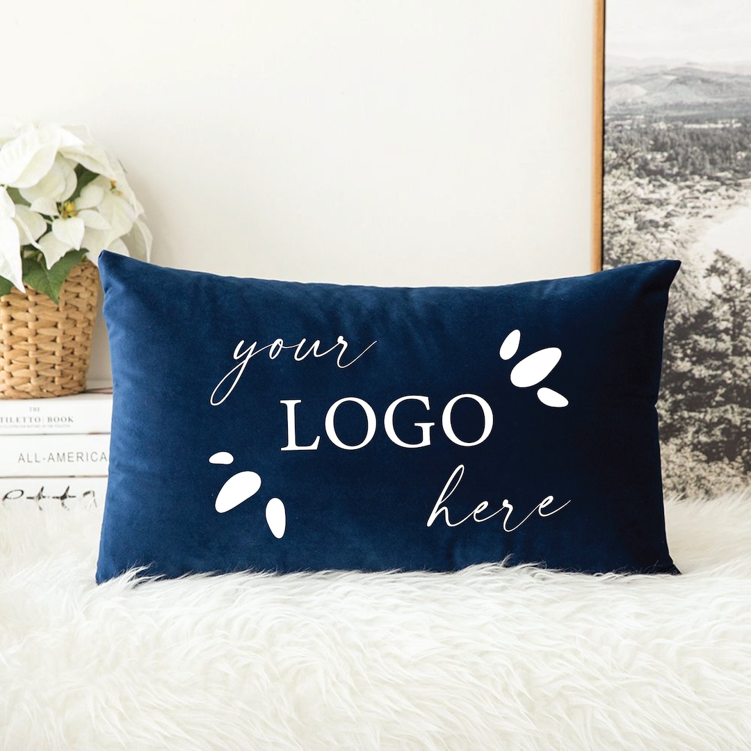Personalized Logo Pillow, Custom Logo Pillow, Personalize Pillow