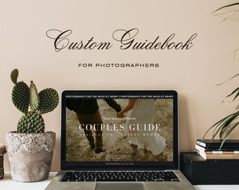 Canva Photographer CLIENT GUIDEBOOK Template| Editable Session Templates| Premade Vision Board | Modern Photographer | Photographer Tools