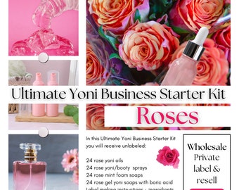 96 Wholesale yoni business starter kit / yoni soap and oil