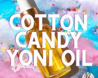 Ed*ble Yoni Oil, Cotton Candy Yoni oil,  Intimate Yoni Oil  100% Infused Herb & Botanical pH Properties Odor Control Scented Vegan Yoni Oils