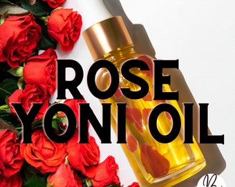 Ed*ble Yoni Oil, Rose Yoni Oil Intimate Yoni Oil pH Properties Odor Control
