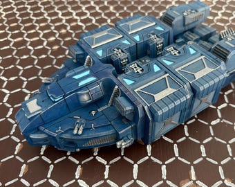 Battletech Miniature - PLA Painted - HEXTECH Borealis Dropship Mech Bay Configuration