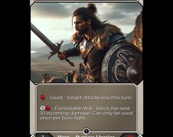 Warrior Hero Deck - Aldric Stormblade - Taevaria - Where TCG meets RPG