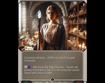 Healer Hero Deck - Elysia Throne - Taevaria - Where TCG meets RPG