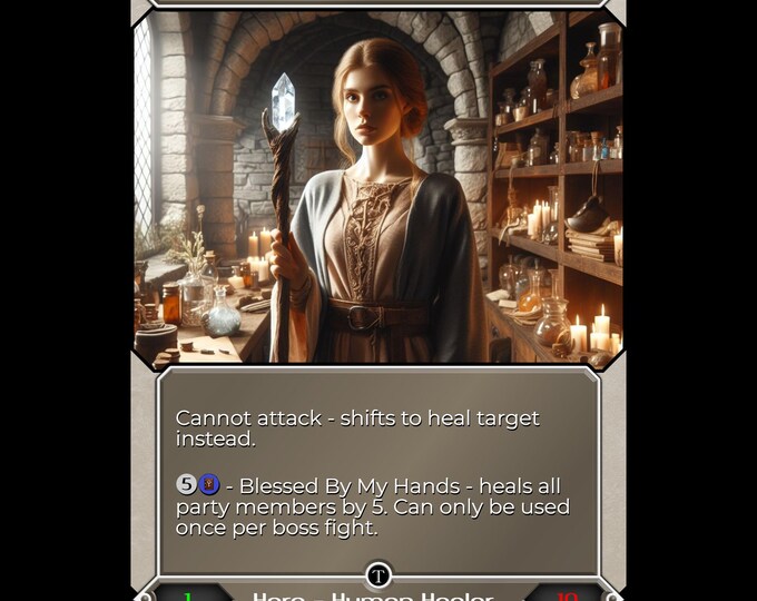 Healer Hero Deck - Elysia Throne - Taevaria - Where TCG meets RPG