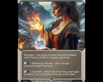 Mage Hero Deck - Thalina Frostfire - Taevaria - Where TCG meets RPG