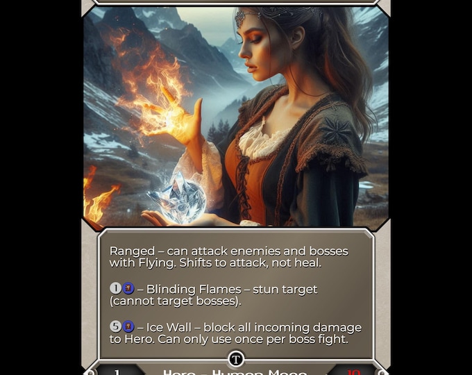 Mage Hero Deck - Thalina Frostfire - Taevaria - Where TCG meets RPG